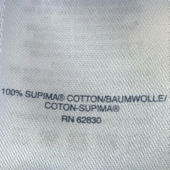 Lands End Women’s No Iron Supima Shirt Long Sleeves Navy White Gingham Size 6 - Picture 6 of 7